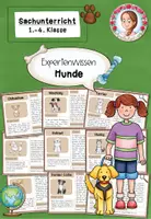 Vorschau - Stationenlernen - Hunde Wissenskartei | Haustiere Sachunterricht Grundschule - Deckblatt