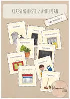Vorschau - Präsentationen/Tafelbilder - Klassendienste Ämtliplan (gelb) - Deckblatt