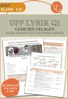 Vorschau - Stundenentwürfe - UPP Deutsch Lyrik Q1 Mit leichtem Gepäck - Note 1,0 - Deckblatt