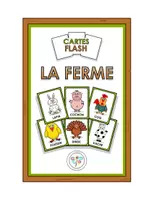Vista previa - Tarjetas / Manipulativos - CARTES FLASH LA FERME ANIMAUX GARNITURE COULEUR - Portada