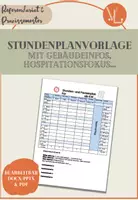 Vorschau - Anderer Materialtyp - Vorlage Stundenplan im Praxissemester / Praktikum - Seite 2