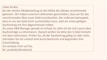 Vorschau - Stundenentwürfe - Kaufvertrag Grundlagen Berufsschule - Deckblatt