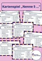 Vorschau - Spiele - Kartenspiel "Nenne 5 ..." - Deckblatt