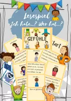 Vorschau - Spiele - Lesespiel Gefühle - Ich habe Wer hat? 4fach differenziert - Deckblatt