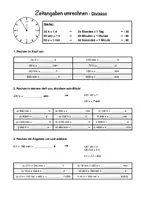 Vorschau - Arbeitsblätter - Mathe - Zeiteinheiten umrechnen (3 ABs) - Seite 1