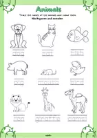 Vorschau - Unterrichtsreihen - Animals Booklet - 1./2.Klasse *10 Arbeitsblätter - Seite 2