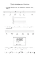 Vorschau - Arbeitsblätter - Übung / Lernkontrolle Grundlagen der Notenlehre (Auszug aus WmM Vol. 2 - Modul 11) - Deckblatt
