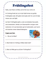 Vorschau - Arbeitsblätter - Materialpaket - 4 Jahreszeiten - Kurzgeschichten - Leseverständnis - Seite 2
