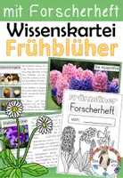 Vorschau - Unterrichtsreihen - Frühblüher - Wissenskartei und Forscherheft - Deckblatt