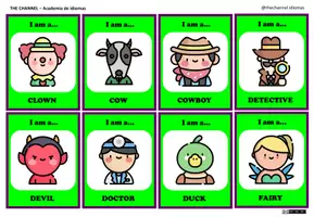 Vista previa - Juegos / Gamificación - CARNIVAL COSTUMES -WHO AM I? - Colour Game - página 2