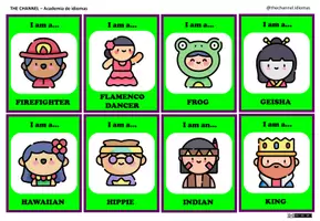 Vista previa - Juegos / Gamificación - CARNIVAL COSTUMES -WHO AM I? - Colour Game - página 3