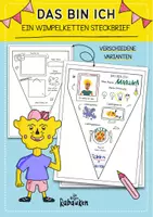 Vorschau - Arbeitsblätter - Das bin ich Wimpelkette - Steckbrief - Schulbeginn / Kennenlernen 👥🗯️ - Deckblatt