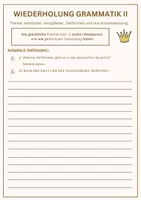 Vorschau - Arbeitsblätter - Rundum-Paket - Grammatik (Wortarten, Satzglieder, Komma & Zeitformen) - Seite 1