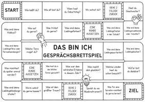 Vorschau - Arbeitsblätter - Das bin ich - Steckbrief 🎲 Gesprächsbrettspiel / Plauderbrettspiel 💛 | Gesprächsanlässe als Brettspiel - Seite 1