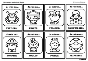 Vista previa - Juegos / Gamificación - DÉGUISEMENTS DE CARNAVAL - Qui suis-je? -40 Images B et N - página 3