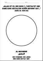Vorschau - Arbeitsblätter - Al Musawwir - Der Formende (99 Namen Allahs) - Deckblatt
