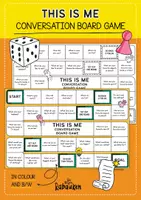 Vorschau - Mal- und Bastelvorlagen - This is me - 🎲 Conversation Board Game / Plauderbrettspiel im Englischunterricht 💛 - Deckblatt