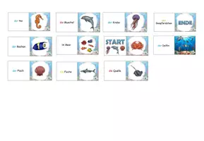 Vista previa - Juegos / Gamificación - Domino "Tiere im Meer" Alemán - página 3