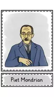 Vorschau - Arbeitsblätter - Materialpaket: Differenziertes Kunstprojekt: Piet Mondrian mit Anleitung - Seite 2