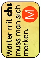 Vorschau - Präsentationen/Tafelbilder - Tafelmaterial - Wörter mit chs (14 Bild- und Wortkarten) - Seite 2