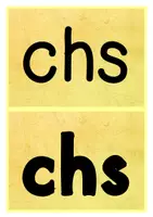 Vorschau - Präsentationen/Tafelbilder - Tafelmaterial - Wörter mit chs (14 Bild- und Wortkarten) - Seite 3