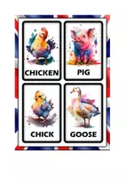 Vorschau - Stundenentwürfe - Englisch Lernkarten Tiere - Seite 2