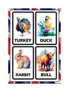 Vorschau - Stundenentwürfe - Englisch Lernkarten Tiere - Seite 3