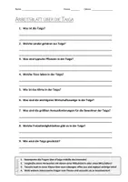 Vorschau - Arbeitsblätter - Lernposter + AB mit Fragen zum Thema "Taiga" + Lösungsblatt + Infografik - Seite 2