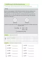 Vorschau - Arbeitsblätter - Brüche und Bruchrechnung (Einführung) - Lernpaket | Mathe Klasse 6/7 - Seite 3