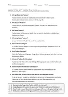 Vorschau - Arbeitsblätter - AB mit Fragen zum Thema "Taube" + Lösungsblatt + Mindmap + Infografik - Seite 3