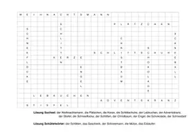 Vorschau - Arbeitsblätter - DaZ: Suchsel Weihnachten und Winter (mit Lösung) - Seite 2