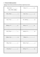 Vorschau - Arbeitsblätter - Materialpaket: Mathe - Gewichte umrechnen, schätzen und addieren - Seite 1