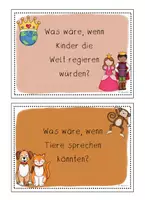 Vorschau - Bildkarten - "Was wäre, wenn..." 33 Karten zum Philosophieren mit Kindern - Seite 3