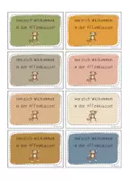 Vorschau - Bildkarten - Willkommenskarten Affenklasse Schulanfang - Seite 2