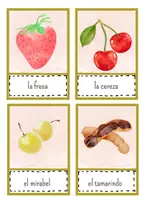 Vorschau - Fördermaterial/Inklusion - Frutas y verduras (Obst & Gemüse) - Bildkarten auf Spanisch - Seite 2