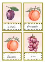Vorschau - Fördermaterial/Inklusion - Frutas y verduras (Obst & Gemüse) - Bildkarten auf Spanisch - Seite 3