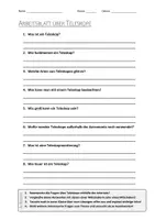 Vorschau - Arbeitsblätter - Lernposter + AB mit Fragen zum Thema "Teleskope" + Lösungsblatt + Infografik - Seite 1