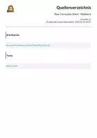 Vorschau - Arbeitsblätter - Peer Correction Sheet - Mediaton - Seite 1