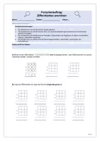 Vorschau - Arbeitsblätter - Summen mit 9 Ziffernkarten - Deckblatt