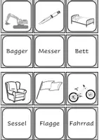 Vorschau - Stationenlernen - Finde Pärchen - Lernspiel - Wörter mit Doppelkonsonanten - Seite 2