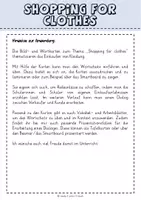 Vorschau - Arbeitsblätter - Shopping for clothes Materialpaket - Seite 2