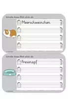 Vorschau - Arbeitsblätter - Abschreibkartei Haustiere und Zubehör - Seite 2