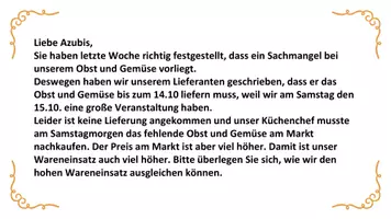 Vorschau - Stundenentwürfe - Kaufvertrag Lieferverzug Berufsschule - Seite 1