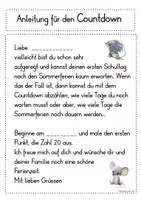 Vorschau - Lehrpläne/Lehrermaterial - Countdown Mäuse zum Schulbeginn mit Anleitungsbrief - Seite 3