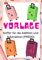 Vorschau - Arbeitsblätter - Werkzeugkoffer für die Addition und Subtraktion (FREDO) Vorlage - Deckblatt