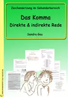 Vorschau - Unterrichtsreihen - Das Komma - Direkte & indirekte Rede - Deckblatt