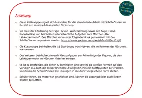 Vorschau - Arbeitsblätter - Wahrnehmung: "Die Geschichte vom Lebkuchenmann" - Seite 1