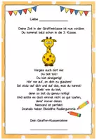 Vorschau - Anderer Materialtyp - Abschiedsgruß Ende Klasse 2 - Giraffenklasse - Seite 3