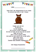 Vorschau - Anderer Materialtyp - Abschiedsgruß Ende Klasse 2 - Känguruklasse - Seite 3