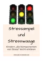 Vorschau - Arbeitsblätter - Stressampel und Stresswaage - Deckblatt